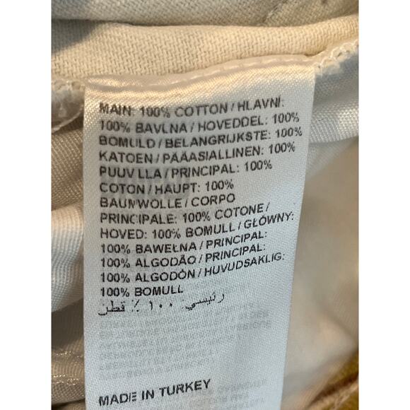 The Ragged Priest Jeans Size 32 Brown Green Cream Retro Relaxed Wide Leg Jeans - Picture 6 of 8